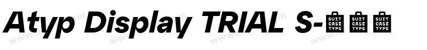 Atyp Display TRIAL S字体转换